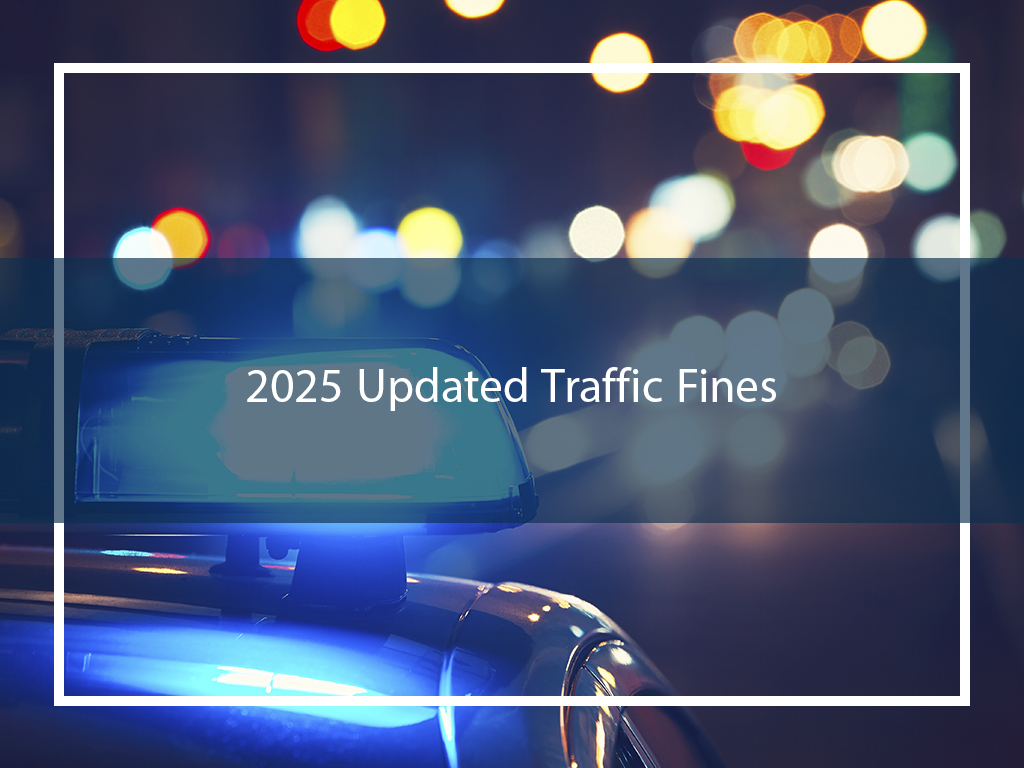 Current Traffic Fines for 2025